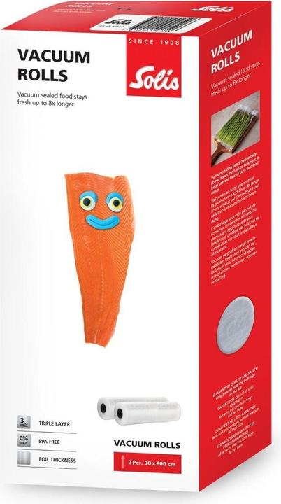 Produktbild Solis Vakuumierfolien 30 x 600 cm (2 Rollen) (2 x)