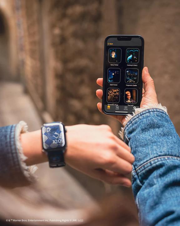 Produktbild Moby Fox Harry Potter Smartwatch-Armband Ravenclaw (22 mm, Edelstahl, Silikon)