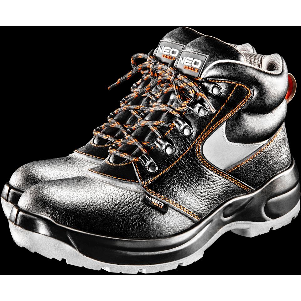 Neo Tools, Sicherheitsschuhe, leather work shoes size 42 (82-023) (S1P, 42)
