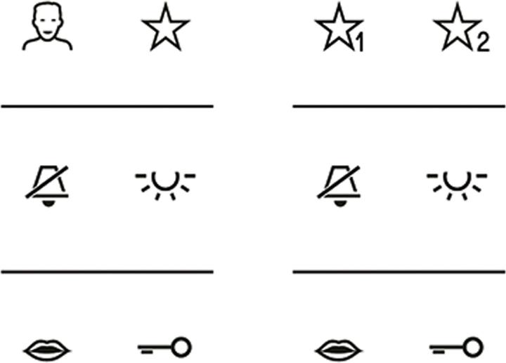JUNG Switch symbol LS Switch symbol ws SIAV6LS