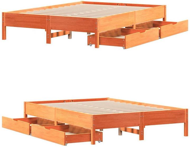 Produktbild vidaXL Bettgestell (140 x 200 cm)