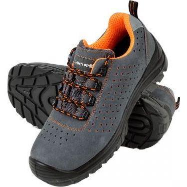 Lahti Pro, Sicherheitsschuhe, Suede shoes with openings gray-pom., S1p src, "42", ce, lhti (S1P, 42)