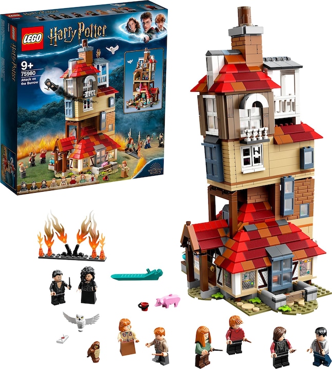 Image du produit LEGO Attaque sur le terrier (75980, LEGO Harry Potter, LEGO difficiles à trouver)