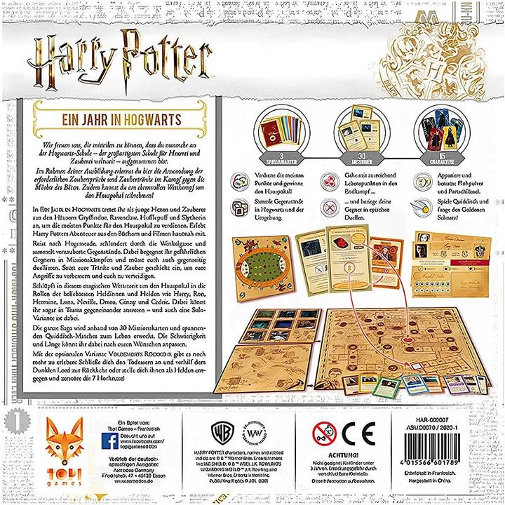 Produktbild Asmodée Harry Potter: Ein Jahr in Hogwarts (Deutsch, 1 - 8 Spieler)