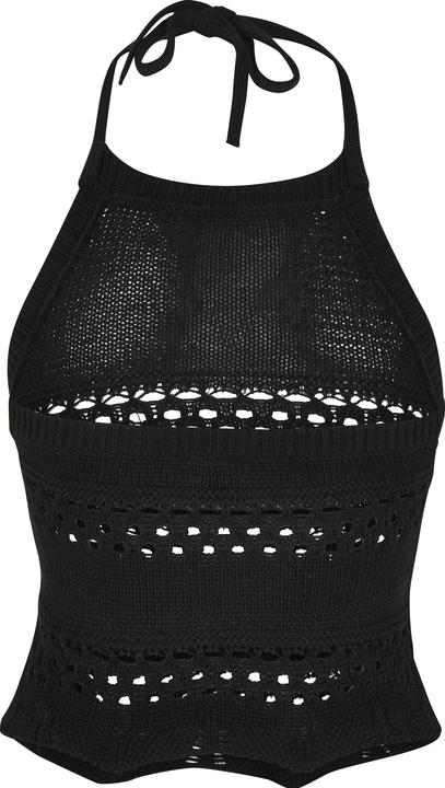 Image du produit Urban Classics Ladies Short Crochet Knit Neckholder Top - 64657 (XL)