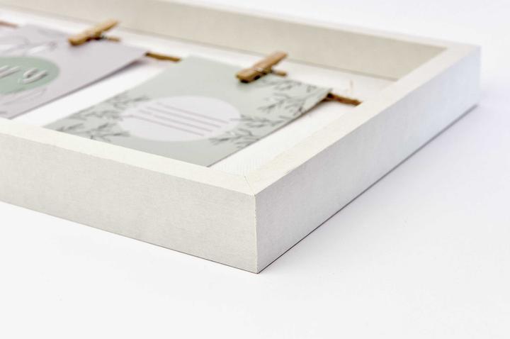 Actual product image Nielsen Collage 4 clips 4x9x13 wood white (9 x 13 cm)