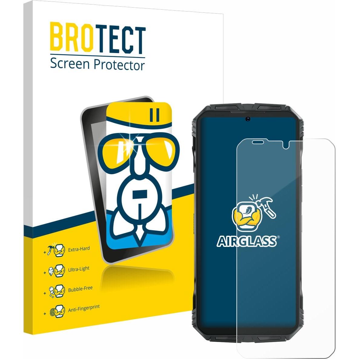 BROTECT AirGlass Panzerglasfolie, Smartwatch Schutzfolie, Transparent