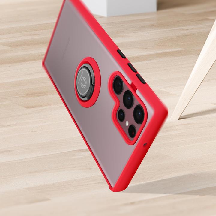 Image du produit Avizar Étui pour téléphone portable avec support pour anneau Series (Samsung Galaxy S22 Ultra)