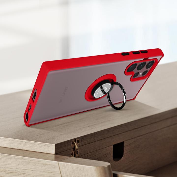 Image du produit Avizar Étui pour téléphone portable avec support pour anneau Series (Samsung Galaxy S22 Ultra)