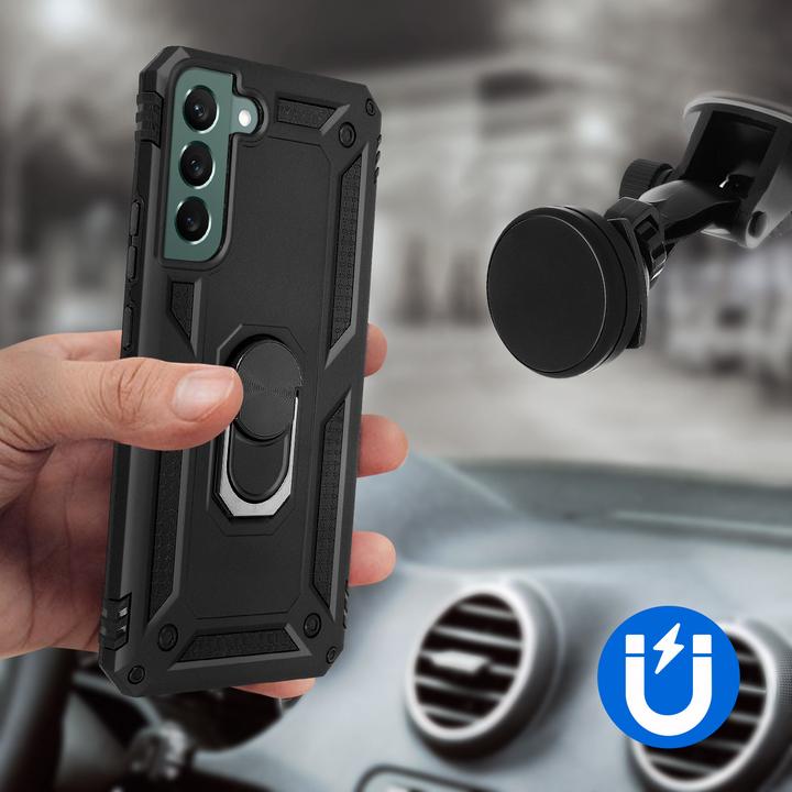 Actual product image Avizar Hybrid Protective Cover with Ring Holder Series (Samsung Galaxy S22+)