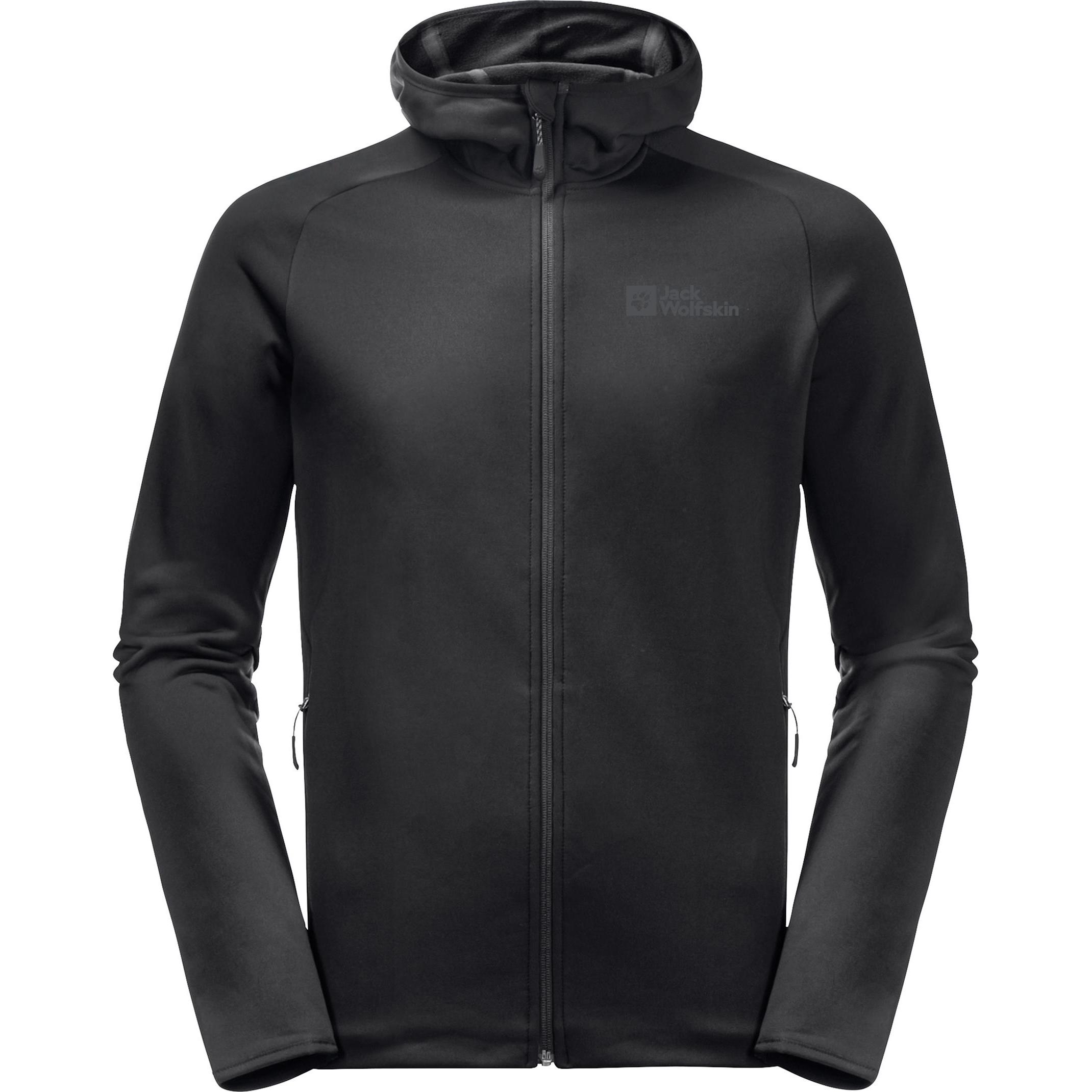Jack Wolfskin, Herren, Jacke, Baiselberg Hooded Fz M (M), Schwarz, M