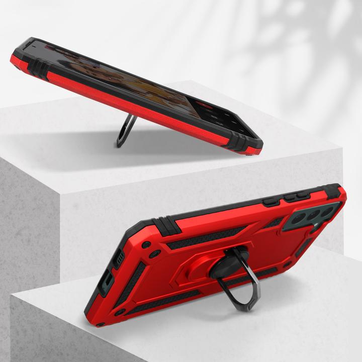 Actual product image Avizar Hybrid Protective Cover with Ring Holder Series (Samsung Galaxy S22+)