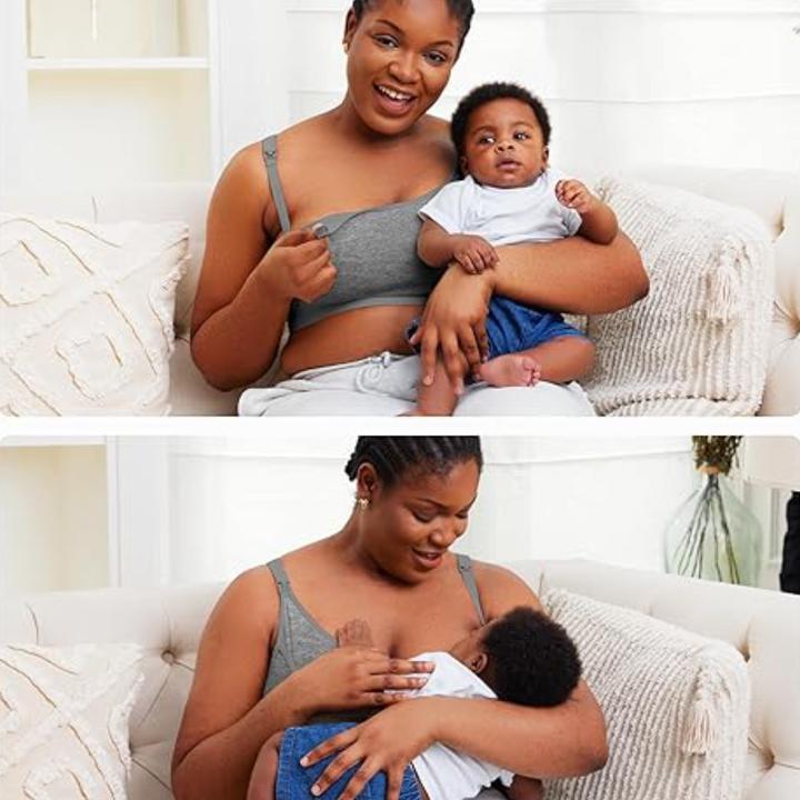 Image du produit Momcozy Nursing & Pumping Bra gris M (M)