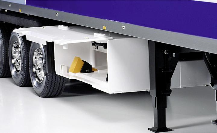 Actual product image Tamiya Refrigerated trailer (Kit)