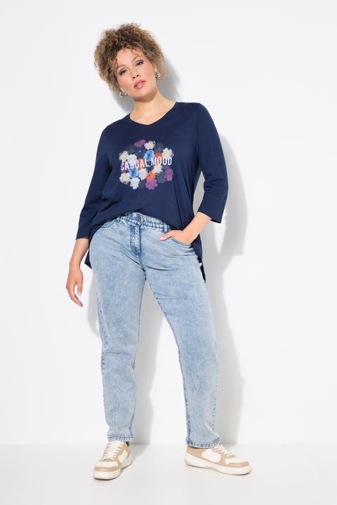 Immagine prodotto Ulla Popken pantaloni boyfriend in jersey, gamba ampia, cintura comfort (42)