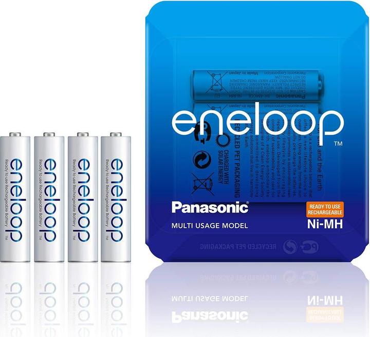 Produktbild Panasonic eneloop Sliding Pack (4 Stk., AAA, 750 mAh)