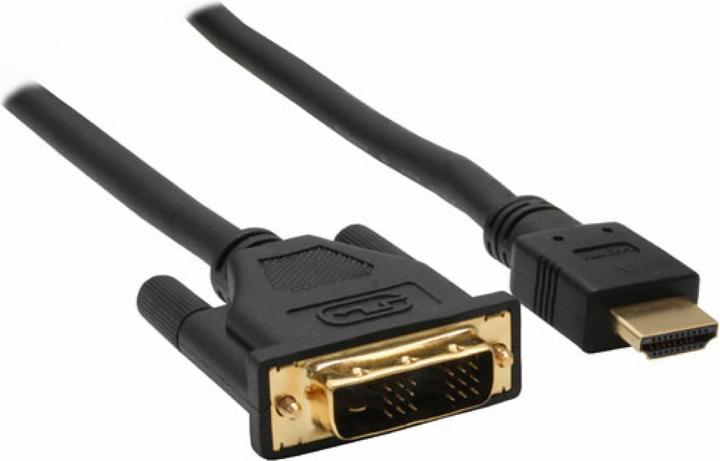 Produktbild InLine HDMI-DVI Kabel HDMI St auf DVI 18+1 St vergoldete Kontakte 15m (15 m, HDMI, 1.3)
