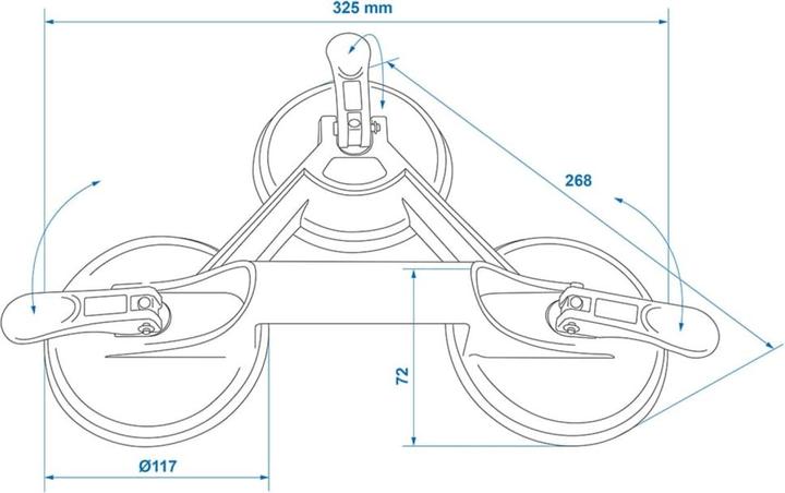 Image du produit ProPlus Saugheber (150 kg)