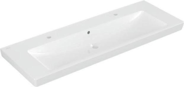 Villeroy & Boch Subway 2.0 lavabo doppio 130 cm bianco 7176D201 (470 mm, 1300 mm)
