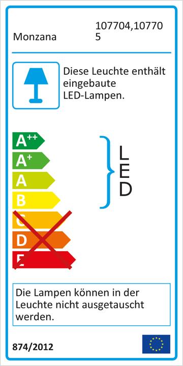 Label énergétique Monzana Lampe de bureau (700 lm)