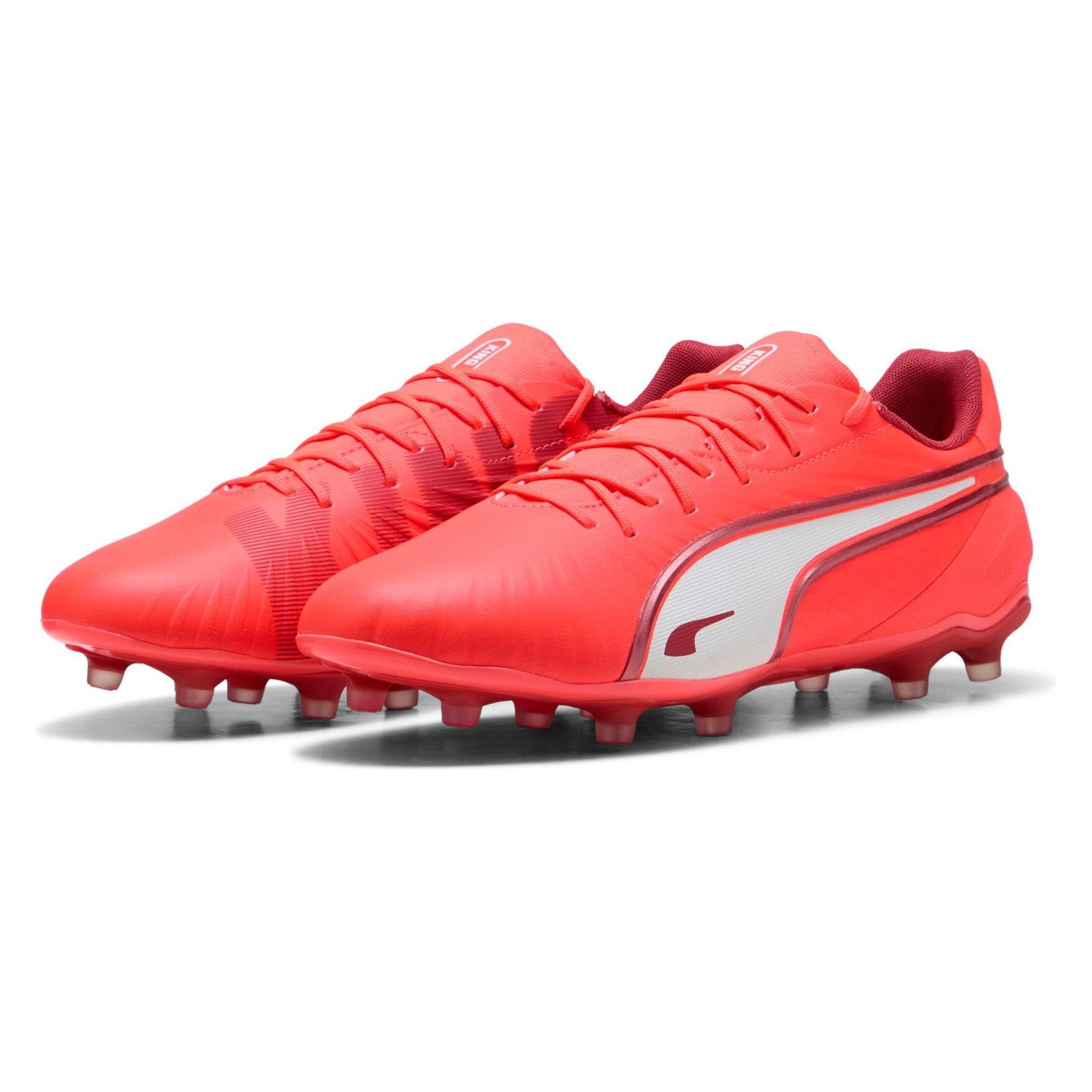 Puma, Herren, Fussballschuhe, King Match Fg/Ag (44.5), Rot