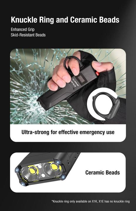 Actual product image Klarus FlatTac X1-K mit Führungsring, 4200 Lumen (inkl. Akku) (14.75 cm, 4200 lm)