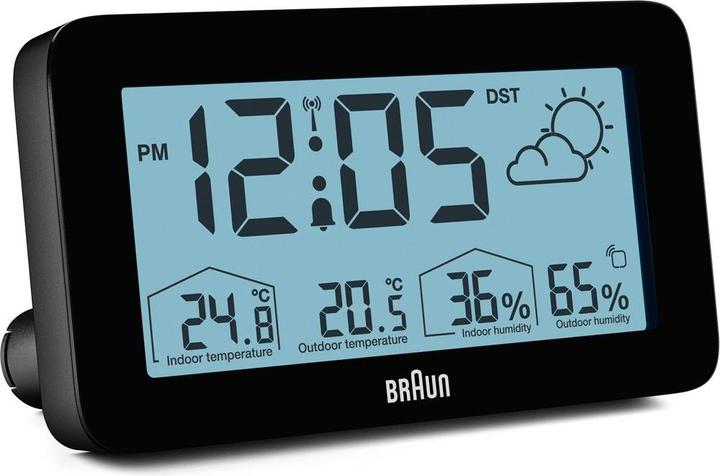 Braun Orologi BC13BP Stazione meteo radio DCF