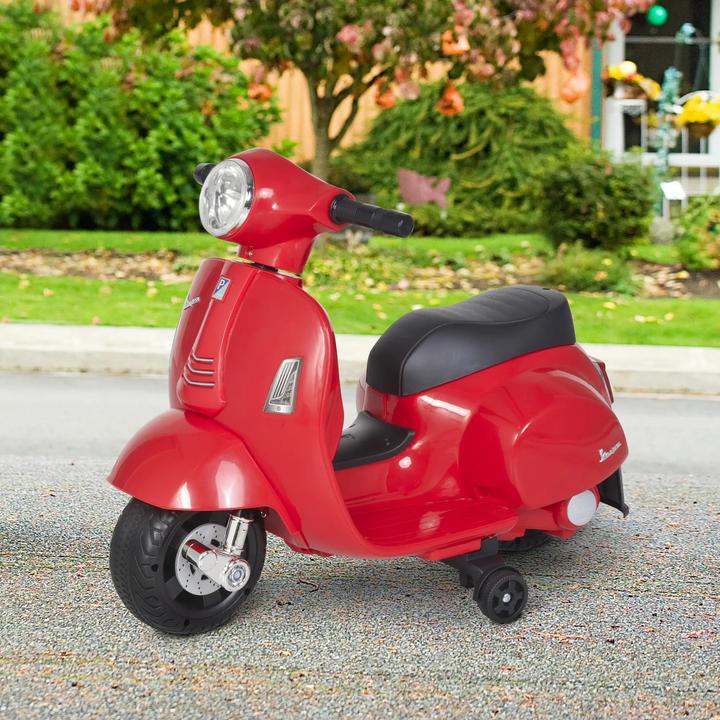 Actual product image Homcom Electric children's moped in Vespa style (6 V)