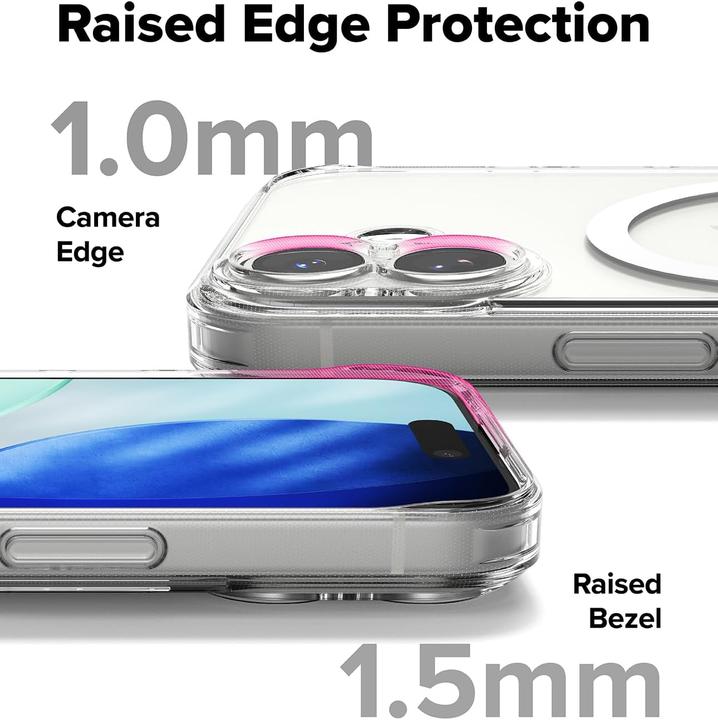 Produktbild Ringke Fusion Magnetic MagSafe Case für iPhone 17 - Transparent (Apple iPhone 17)