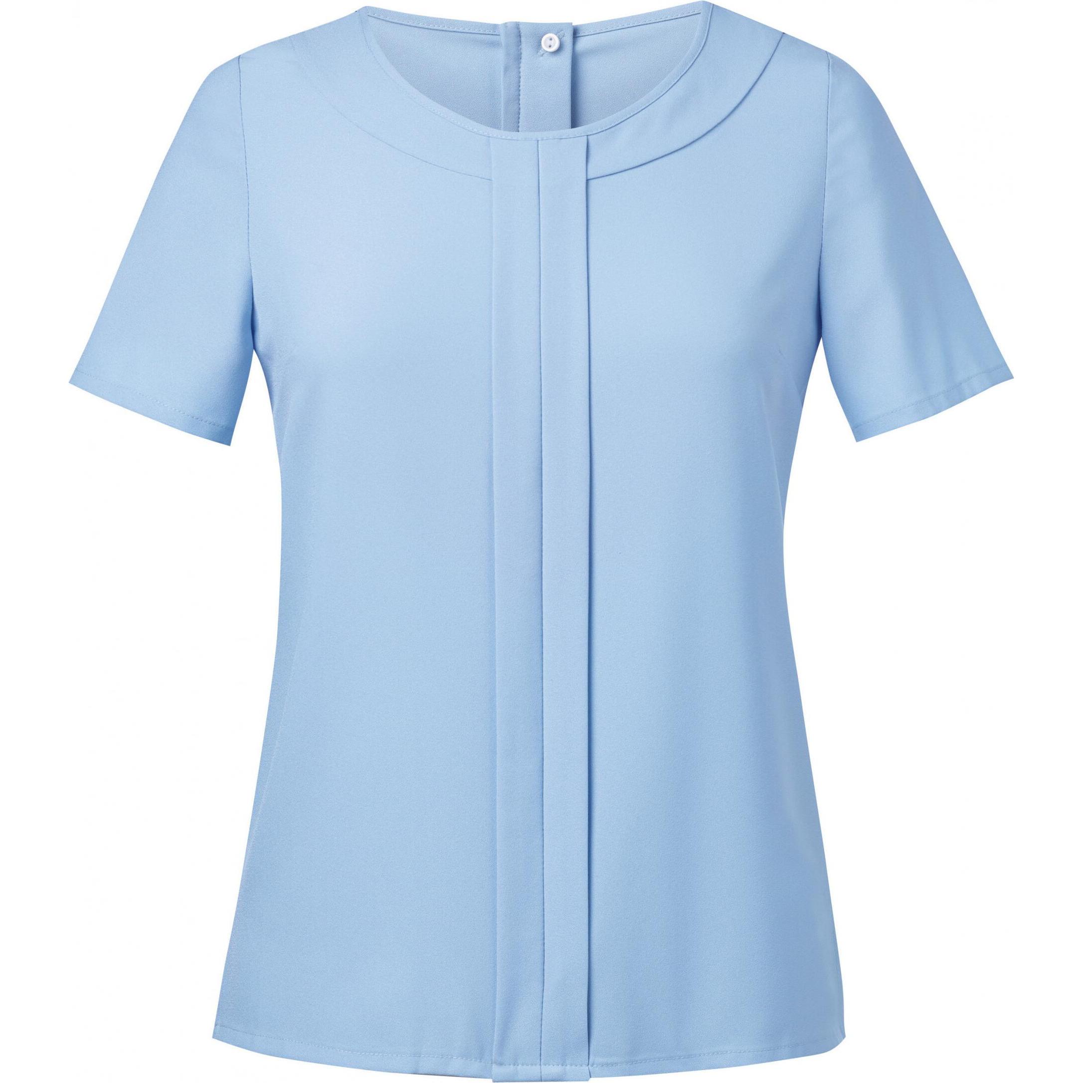 Thumbnail - Brook Taverner, Damen, Bluse, kreppbluse von chine verona, Blau, (38)