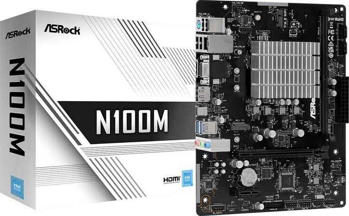 Actual product image AsRock N100M (BGA 1264, mATX)