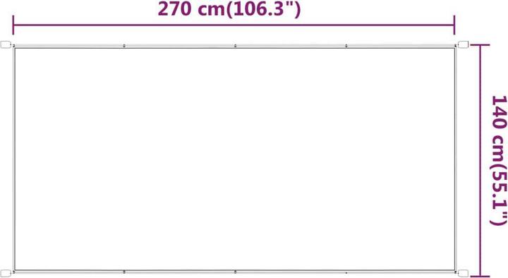Produktbild vidaXL Senkrechtmarkise (1.40 m)