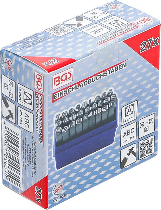 Produktbild BGS Einschlagbuchstaben