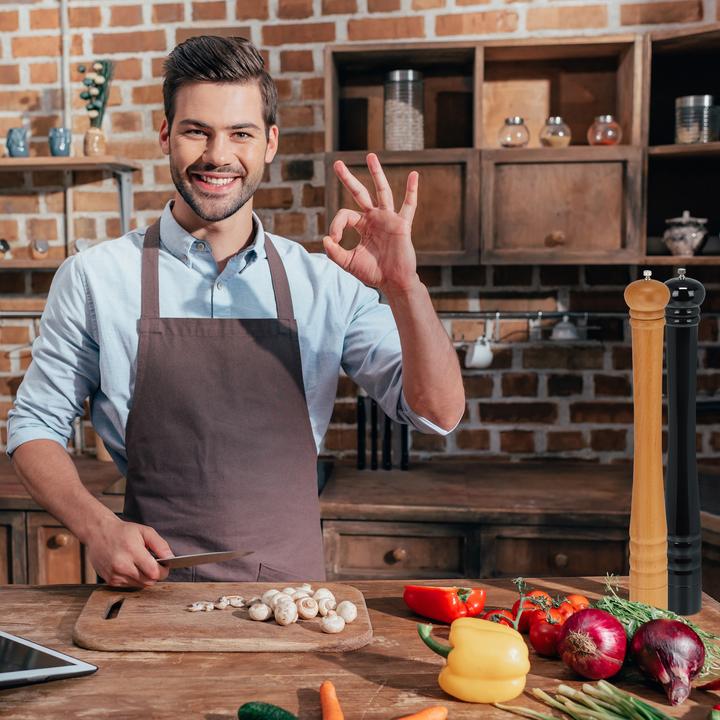Actual product image Relaxdays spice grinder (Salt, Pepper)