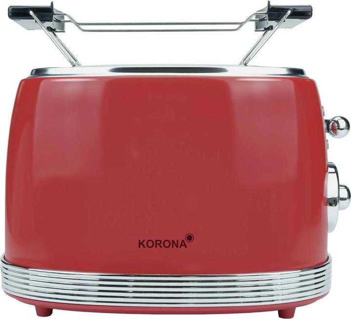 Actual product image Korona 2 slice toaster retro red 21668