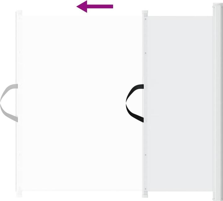 Produktbild vidaXL einziehbares Haustiergitter