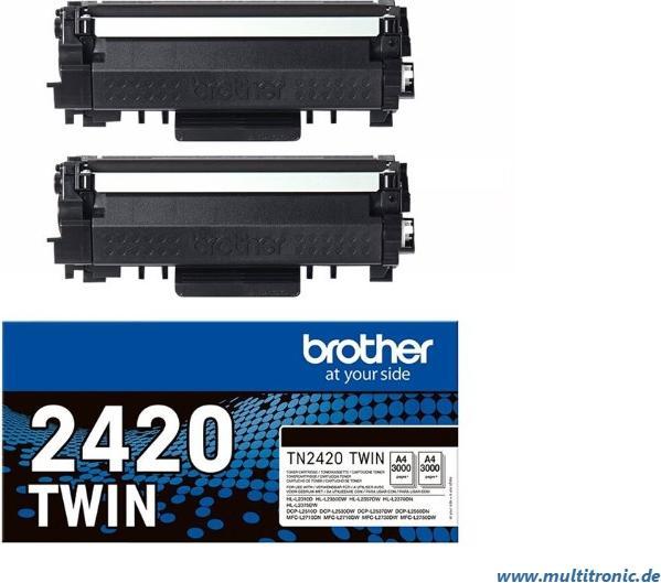 Image du produit Brother TN-2420TWIN (CF)