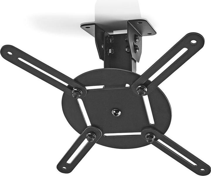 Nedis Projektorhalterung | Vollbeweglich | 10 kg | drehbar | kippbar | Stahl | Schwarz (Decke)