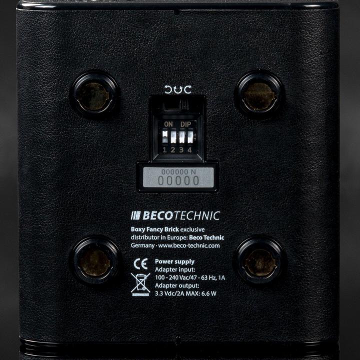 Produktbild Beco Uhrenbeweger Boxy Fancy Brick - Schwarz Leder ohne Netzteil