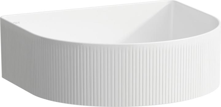 Produktbild Laufen Sonar Waschtisch-Schale mit Textur, ohne Hahnloch, ohne Überlauf, 410x365mm, inkl. Keramikab (410 mm, 365 mm)