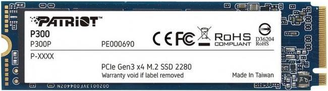 Immagine prodotto Patriot P300 SSD 512 GB (512 GB, M.2 2280)