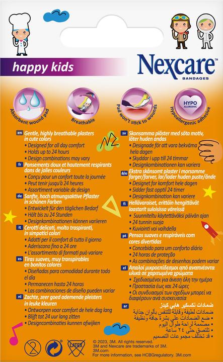 Produktbild Nexcare Happy Kids Professions Kinderplaster (20 x)