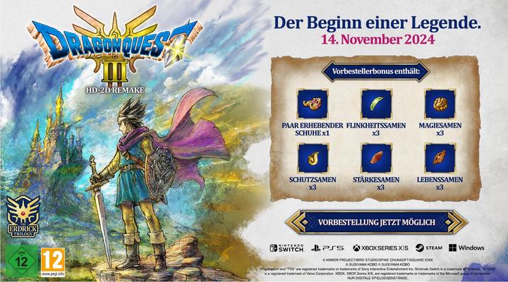 Actual product image Square Enix Dragon Quest III HD-2D Remake (PS5, DE)