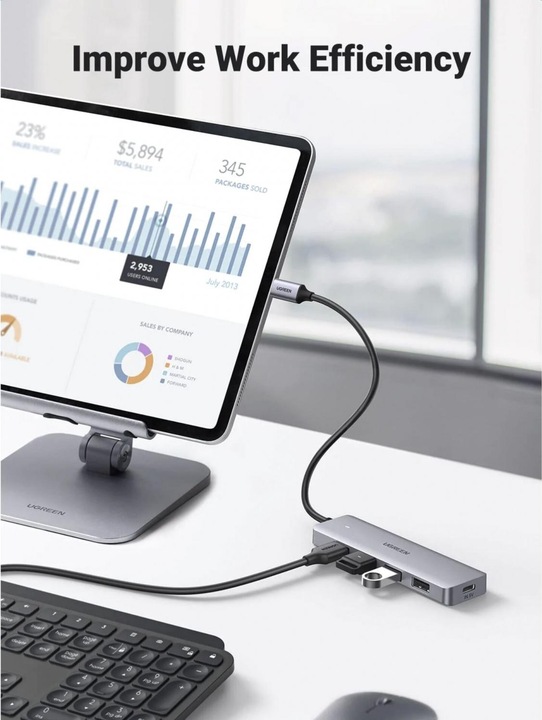 Produktbild Ugreen 4 Port-C Hub (USB-C, 4 Ports)