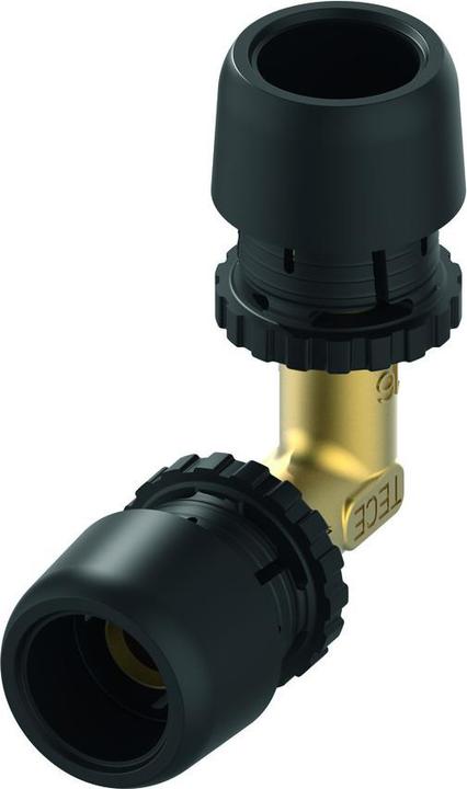 Actual product image TECE TECElogo-Ax angle coupling dimension 25 x 25, silicon bronze (Angled connection)