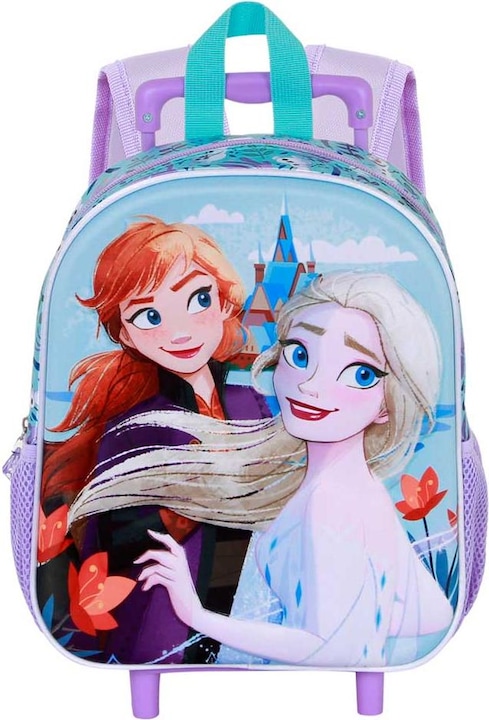 Actual product image Karactermania Small 3D Backpack with Wheels Spring