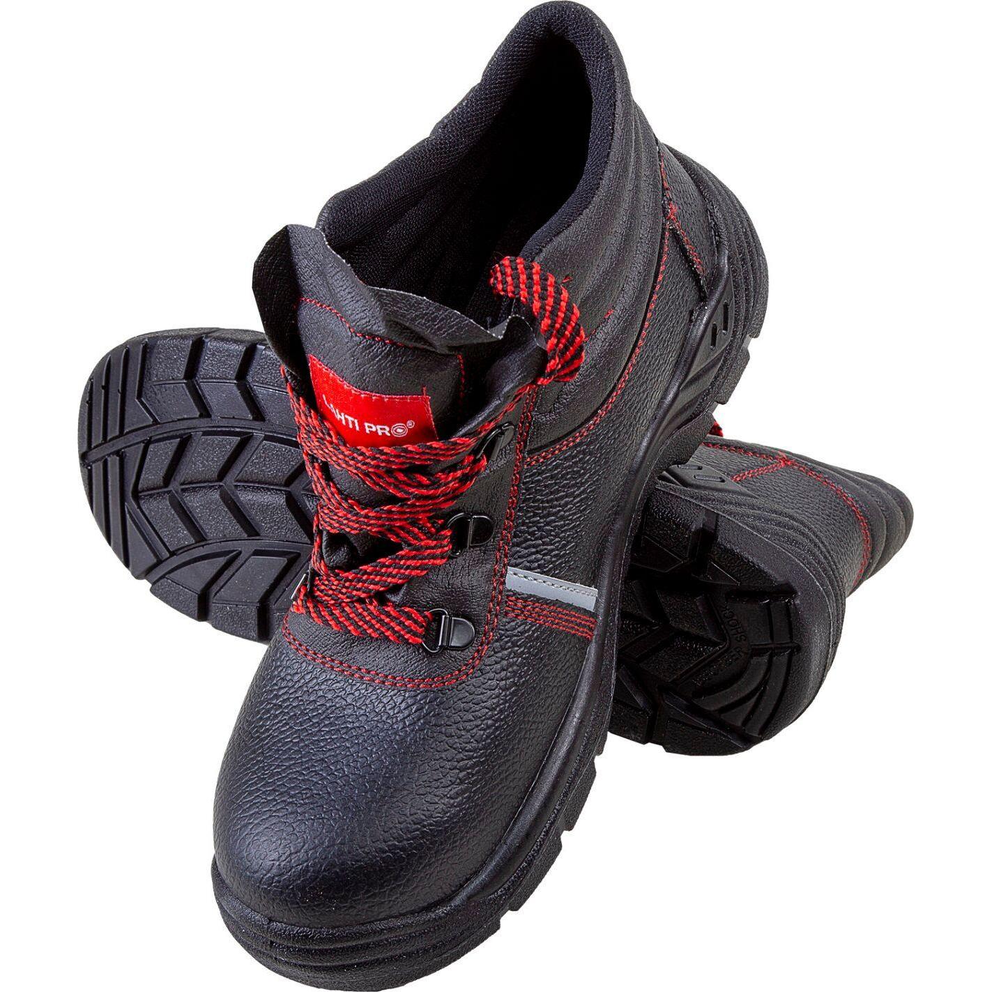 Thumbnail - Lahti Pro, Sicherheitsschuhe, Black leather shoes, s1 src, "43", ce, lahti (S1, 43)