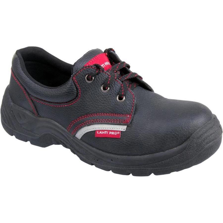 Lahti Pro, Sicherheitsschuhe, Black leather shoes, s1 src, "47", ce, lahti (S1, 47)