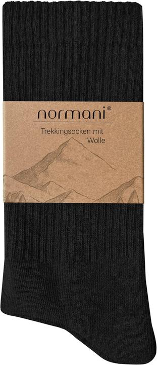 Actual product image Normani 4 Trekkingwollsocken mit Polstersohle und Komfortbund (pack of 4, 43 - 46)