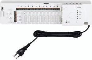 Immagine prodotto Danfoss Regolatore wireless per riscaldamento a pavimento CF-MC 230V, attuatori 24V, 10 zone